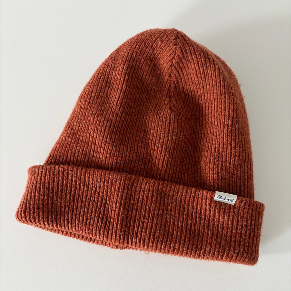 Madewell Terracotta Wool Beanie